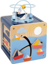 Mini activiteiten kubus - Oceaan - Houten speelgoed vanaf 1 jaar