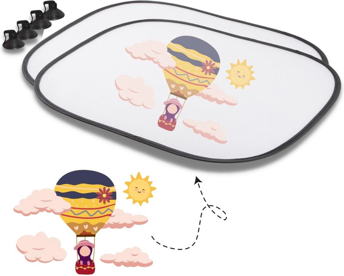 BG4U - Pare-soleil Voiture Latéral Fenêtre Enfant - Protection solaire - soleil Auto
