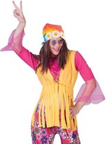 Carnaval/festival hippie flower power bandana met bloemen - Verkleed accessoires