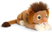 Pluche knuffel dieren leeuw 45 cm - Knuffelbeesten leeuwen speelgoed