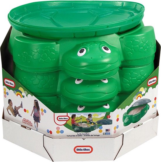 Little Tikes Schildpad Zandbak-zandbak voor tuinspellen Veilig en draagbaar zomerspeelgoed Little Tikes Schildpad Zandbak-zandbak voor tuinspellen Veilig en draagbaar zomerspeelgoed