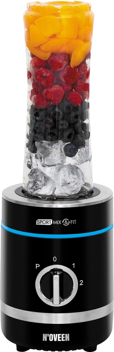 Noveen SB1000 X-LINE 0,6 l Blender voor op aanrecht 300 W Zwart van Noveen — afbeelding 3
