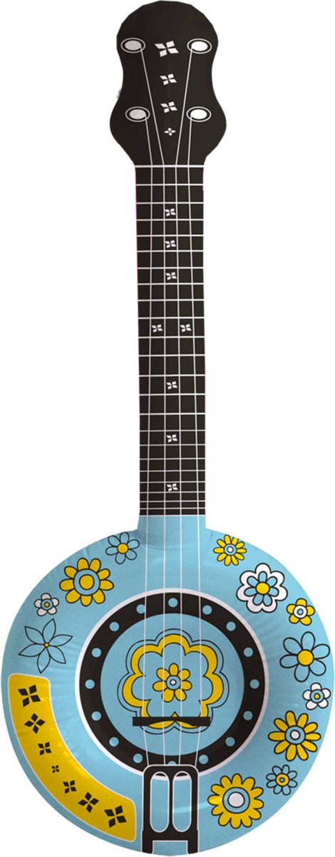 Opblaasbare Banjo 88cm + Opblaasbare Bekerhouder