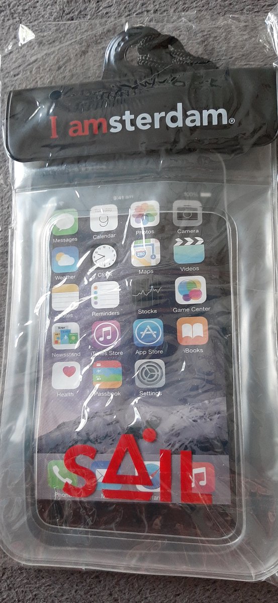 Waterdichte Telefoonhoes /reistas/ smartphone  / waterproof bag / I Amsterdam/"Reddingsvest  voor je smartphone