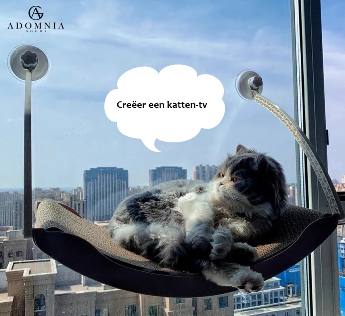 Kattenhangmat Katt3 Cat Hammock | Ik miauw van jou Kattenhangmat Katt3 Cat Hammock | Ik miauw van jou