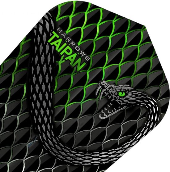 Harrows Taipan Dartflights - Groen