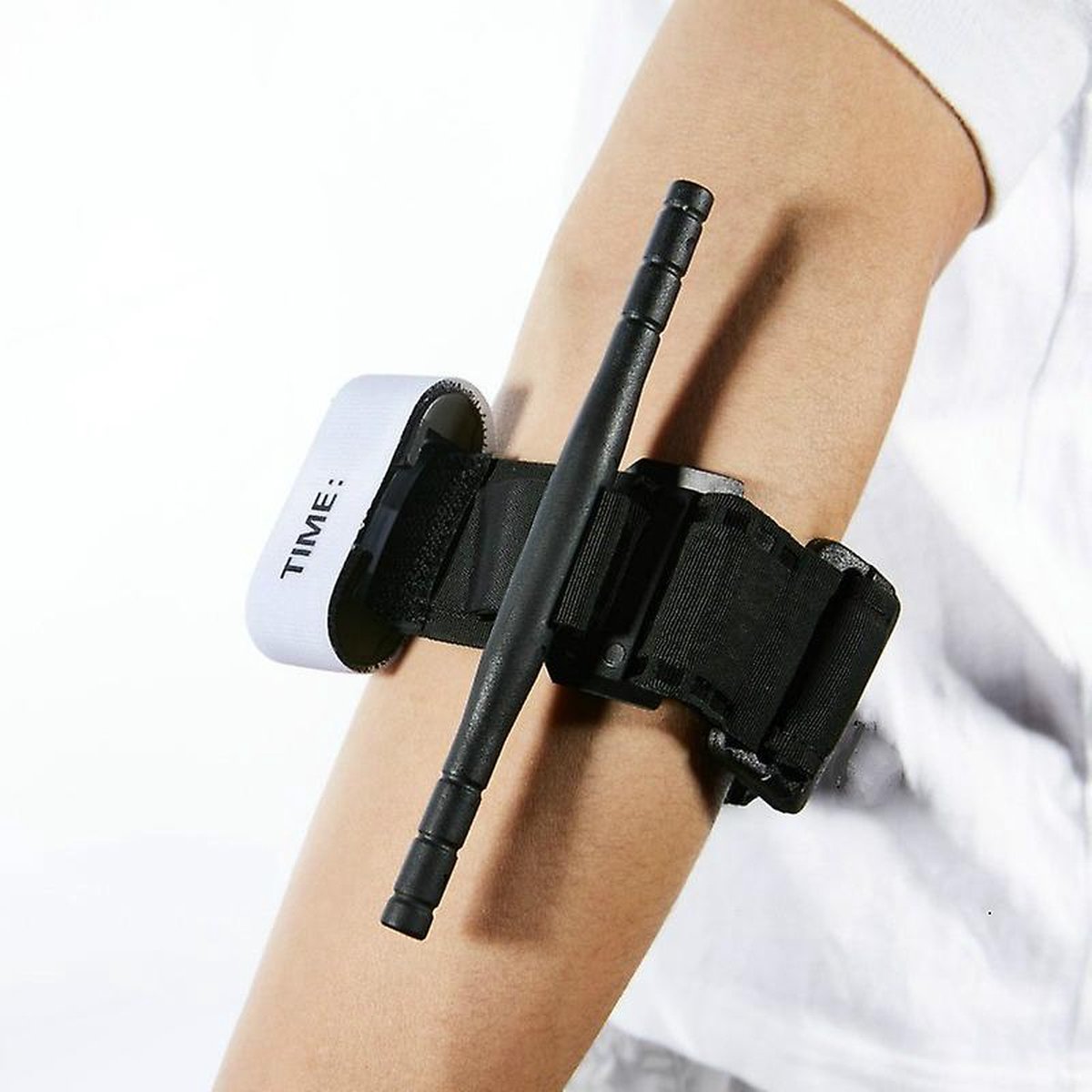 Tourniquets van 5 stuks, Tactical Tourniquet Combat-toepassing, Quick Release Met één hand te bedienen militaire tourniquet voor buitensporten Kamperen Wandelen Klimmen,zwart,95 * 3.8cm