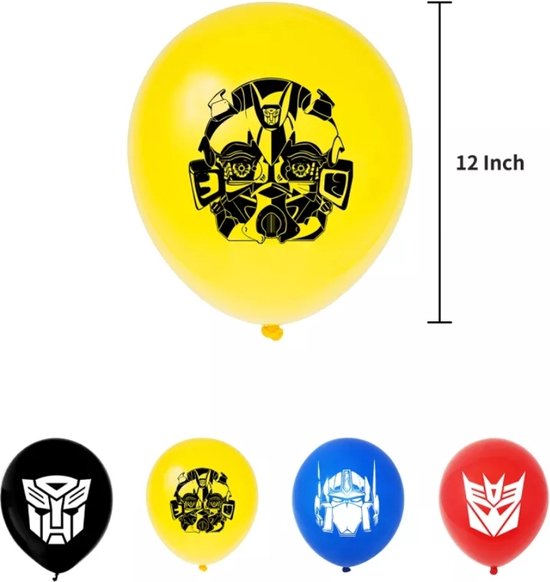 Transformers-12stuks-Latex- Ballon
