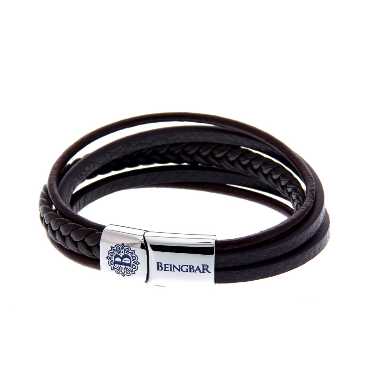 BEINGBAR Bracelet Armband BNGBR045 100107 S 17cm (bruin)