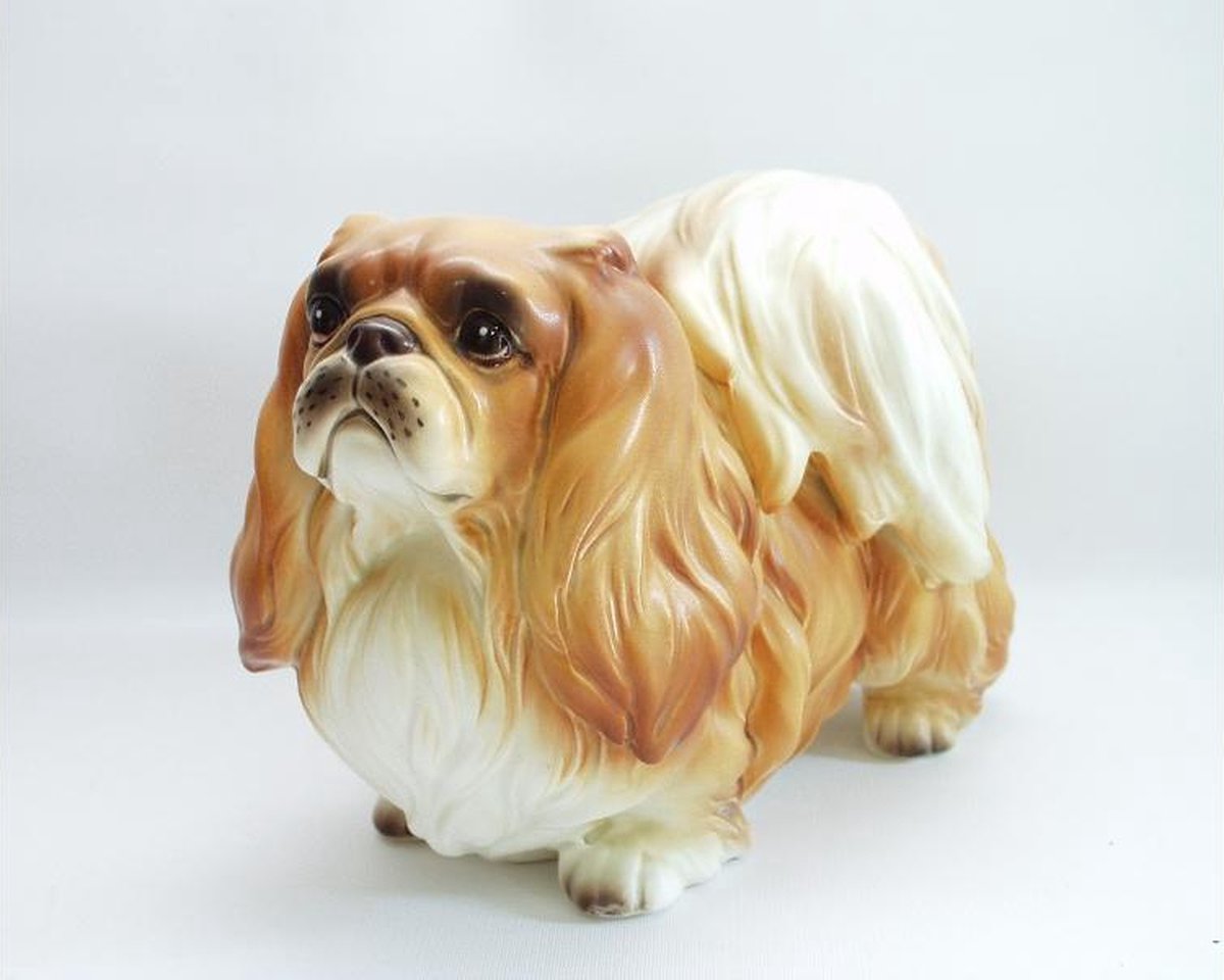 Figurine chien Pékinois