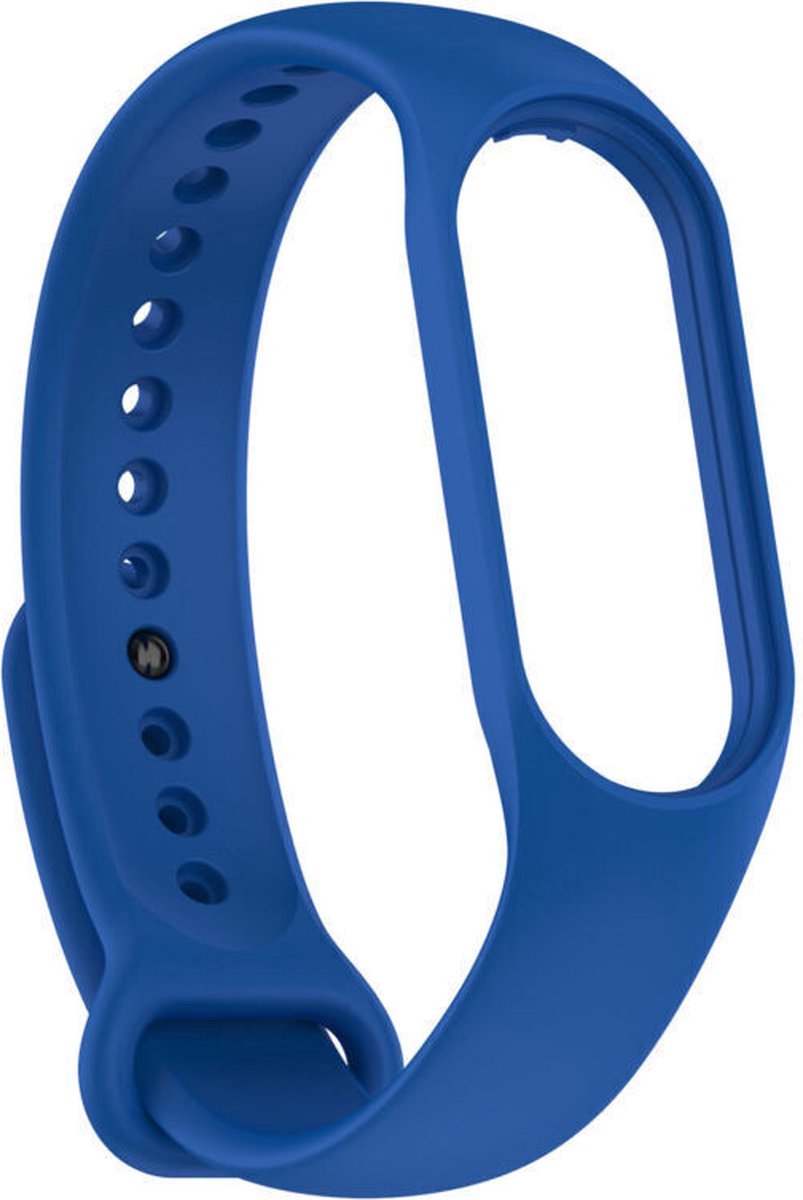 Siliconen bandje - Geschikt voor Xiaomi Mi Band 7- Blauw