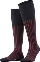 FALKE Shadow Kniehoge Sokken versterkt met motief patroon ademend lang kleurrijk hoog en warm geribbeld gestreept Katoen Blauw Heren sokken - Maat 41-42