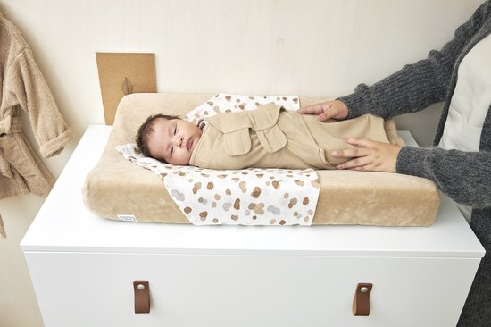 Meyco Baby Uni swaddlemeyco inbakerdoek - sand - 4-6 maanden - 1.0 TOG van Meyco — afbeelding 5