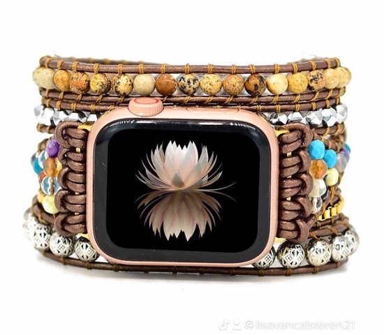 Apple watch - horlogeband - wikkelarmband - ibiza stijl - bohemian - boho