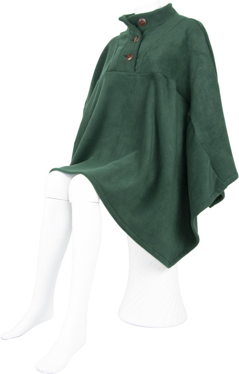 Goedkoopste Rolstoelcape Fleece - DAPPER - donkergroen