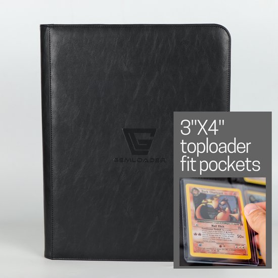 Personalizado 9 Bolso Toploader Binder Pode Detém 288 Carregadores Top para Poke