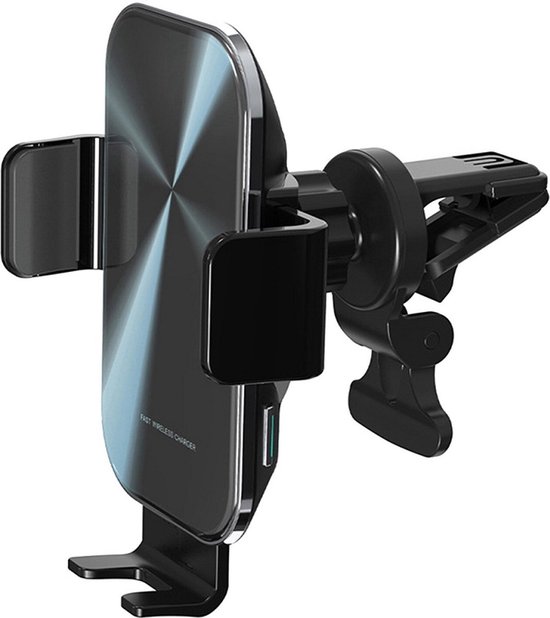 ALAFLY 15W Draadloze Oplader Magnetische Auto Telefoonhouder, Verbeterde Elastische Zuignapbeugel met Sterkere Zuigkracht, [360° Verstelbaar & Opvouwbaar] Snellader Autohouder Compatibel met MagSafe