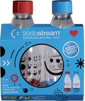 Bol.com Sodastream PET-fles PET-Fles 05 L Duopack Kids Edition Groen Oranje aanbieding