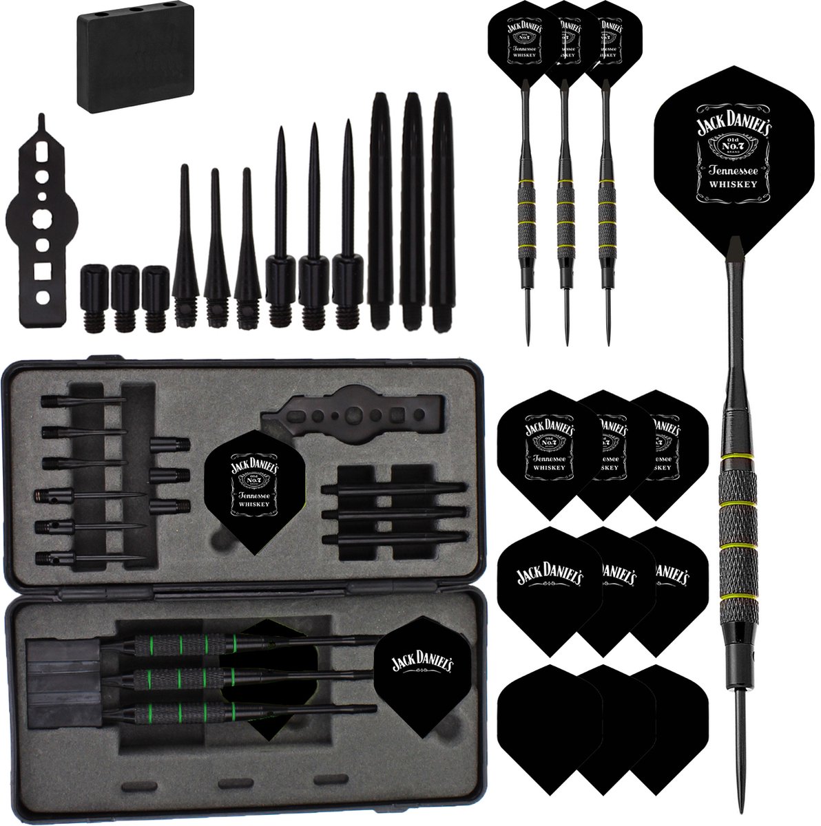 Dragon Darts Jack Daniels Dartpijlen Set van 3 Darts 30 Delige
