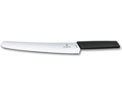Victorinox Swiss Modern Broodmes - 26cm - RVS/PP Kunststof - Zwart
