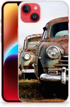 TPU Silicone Hoesje iPhone 14 Plus Telefoonhoesje Vintage Auto