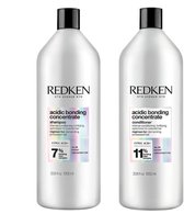 Redken Acidic Bonding Concentrate Shampooing 1000 ml + Après-shampooing 1000 ml - Value Pack