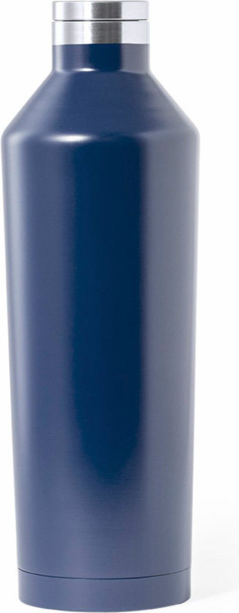 OneTrippel - Thermosbeker - Thermosfles - Waterfles - 800 ml - RVS - XL Fles - Blauw