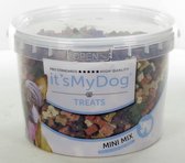 It's my dog treats - kleine training snoepjes voor de hond - in handige emmer - 1.8 kilo -