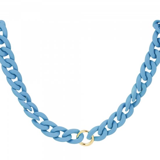 Chunky Chain - Schakelketting - Ring - Blauw