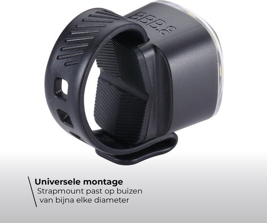BBB Cycling Spirit Minilamp Koplamp Fiets - Fietsverlichting USB Oplaadbaar - Fietslampje Voorlicht - 30 Lumen - Waterdicht - Lange Accuduur - BLS-225 — afbeelding 3