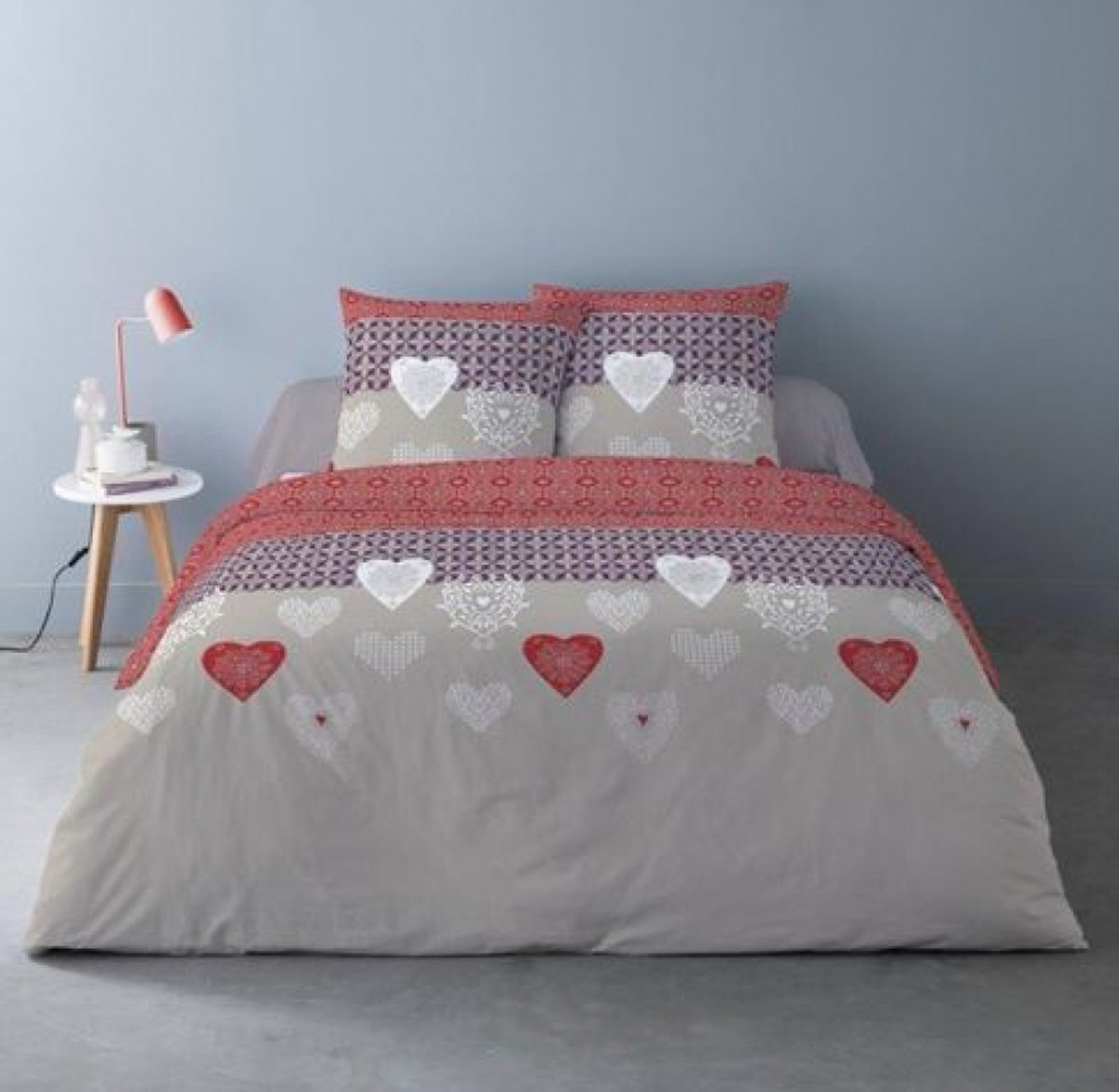 Luxe katoen flanel dekbedovertrek Naty - 260x240