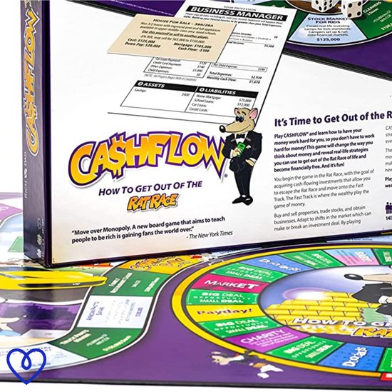 Jeu Cashflow Pour Enfants (Rich Dad) - Apprendre La Finance En S'amusant - NEUF