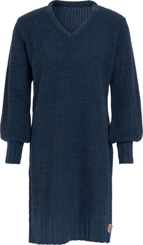 Knit Factory Robin Robe tricotée pour femme - Jeans - 40/42