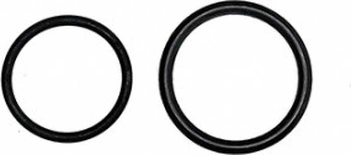 Goedkoopste Bondage Play rubberen cockring set - 30 35 mm