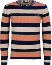 Guess Sweater Striped Gold Lurex - Maat 140