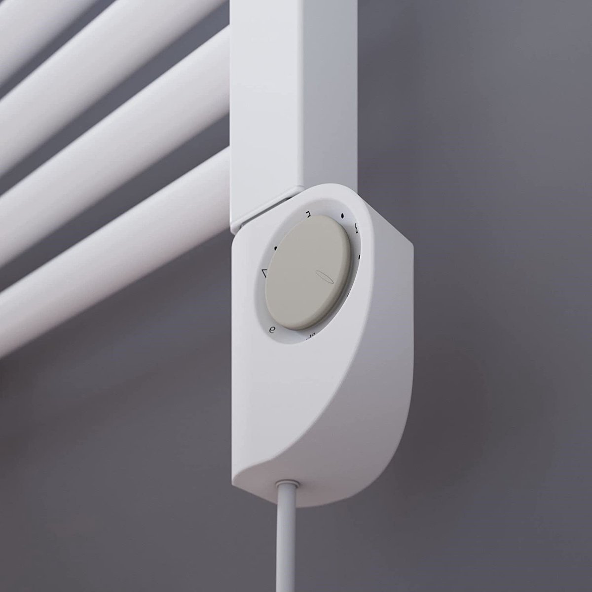 Schulte TURBO - radiateur électrique design - 60 x 170 cm - blanc -  sèche-serviettes 