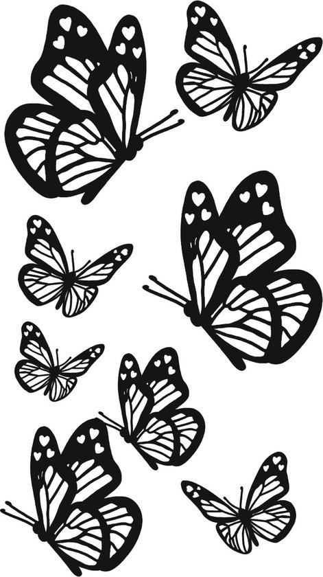 Sticker Fenêtre & Verre Papillons - Butterfly - Déco - Décoration Décoration murale -
