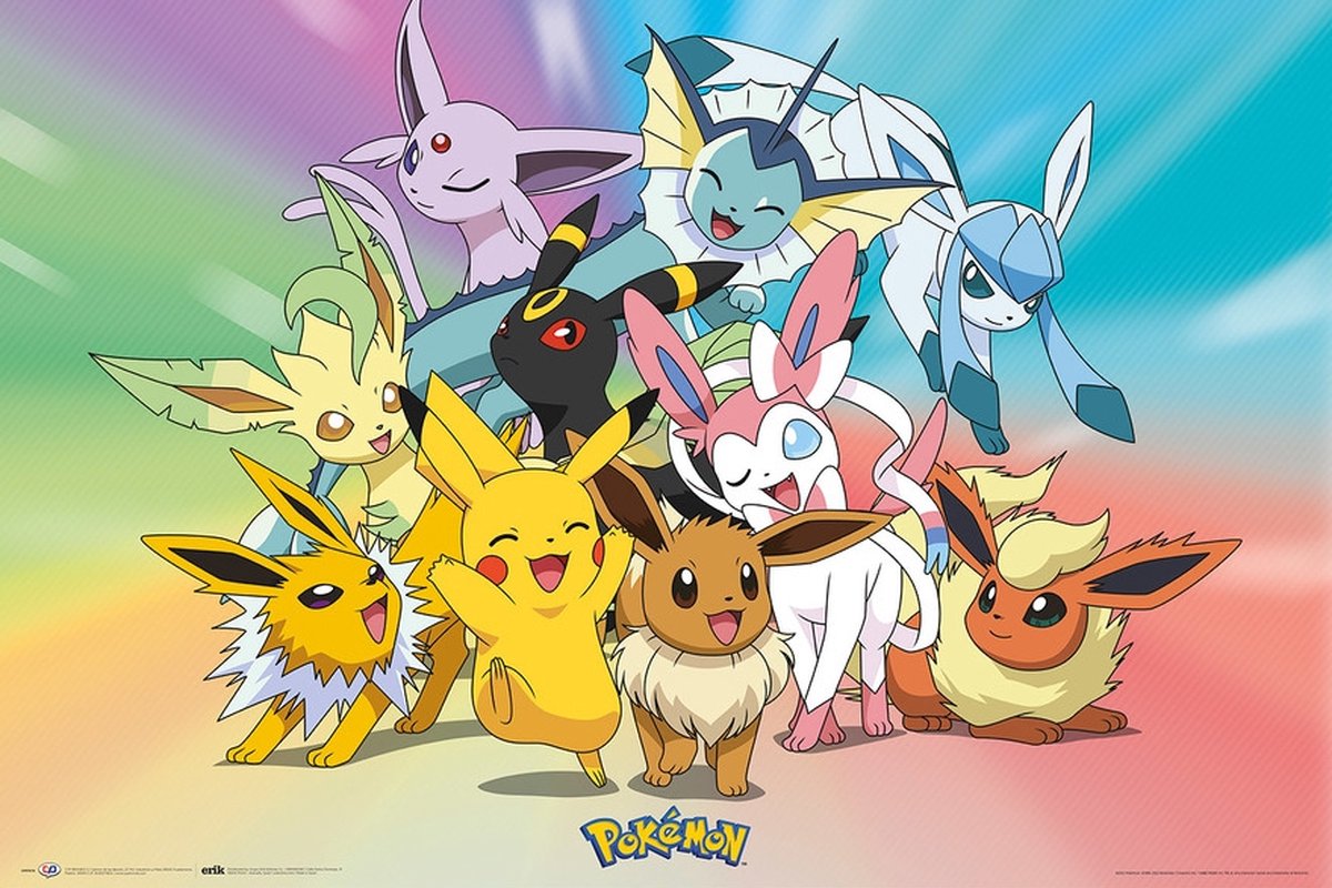 POKEMON Poster Mega Evolution (91.5x61cm)