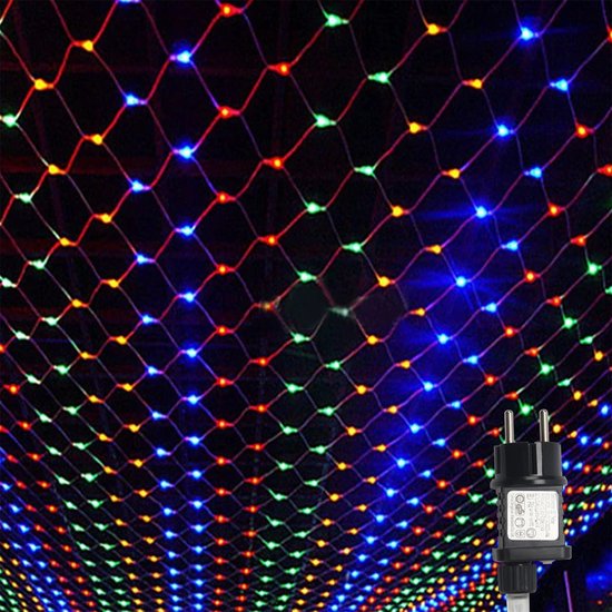 Lichtnet voor buiten, 6 x 4 m, 880 leds, lichtnet, verlichting