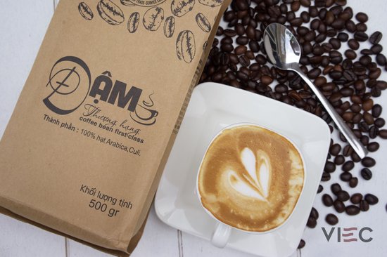 Vietnamese Dark Roast Koffiebonen 500g | 50% Arabica - 50% Robusta | DAM Koffie