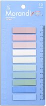 Index tabs - 200 stuks - inclusief liniaal - 10 kleuren - sticky notes