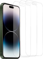 3x Screenprotector geschikt voor iPhone 14 Pro Max – Screen Protector Tempered Glass