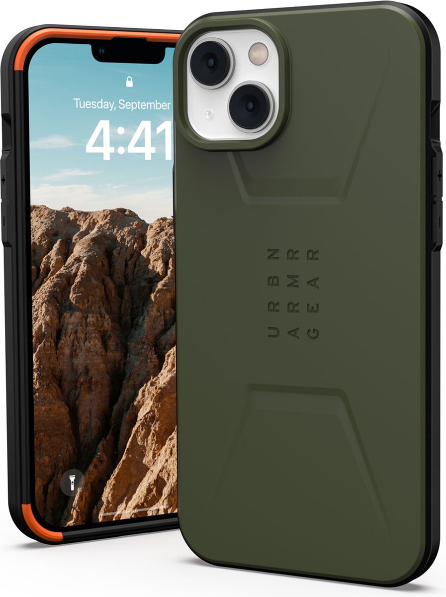UAG - Civilian Mag Hoesje iPhone 14 Plus - olijfgroen