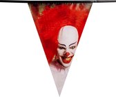 Halloween vlaggenlijn 6 meter – Horror Clown (halloween versiering en decoratie)