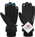 BOTC Fietshandschoenen Windproof/Waterproof - Handschoenen Met Touchscreen - M/L - Zwart-CG000111