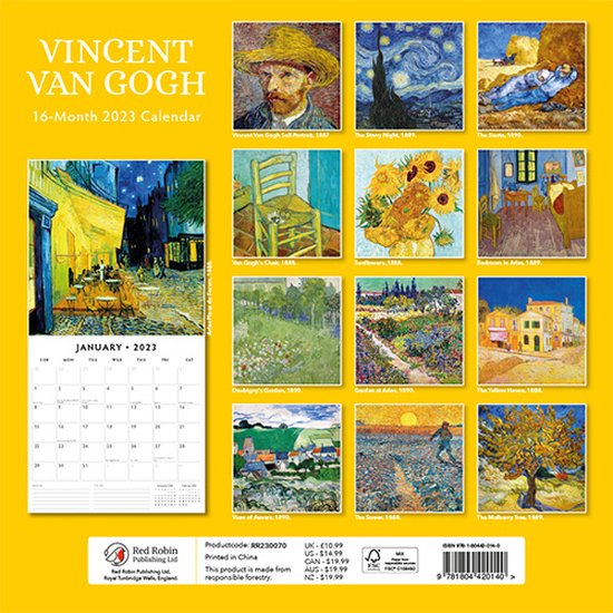 Van Gogh Kalender 2023 bol