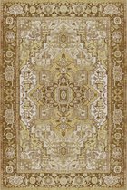Istanboel-11157- Bedrukt tapijt op chenille stof - Vloerkleed - Antislip - 100x150 cm