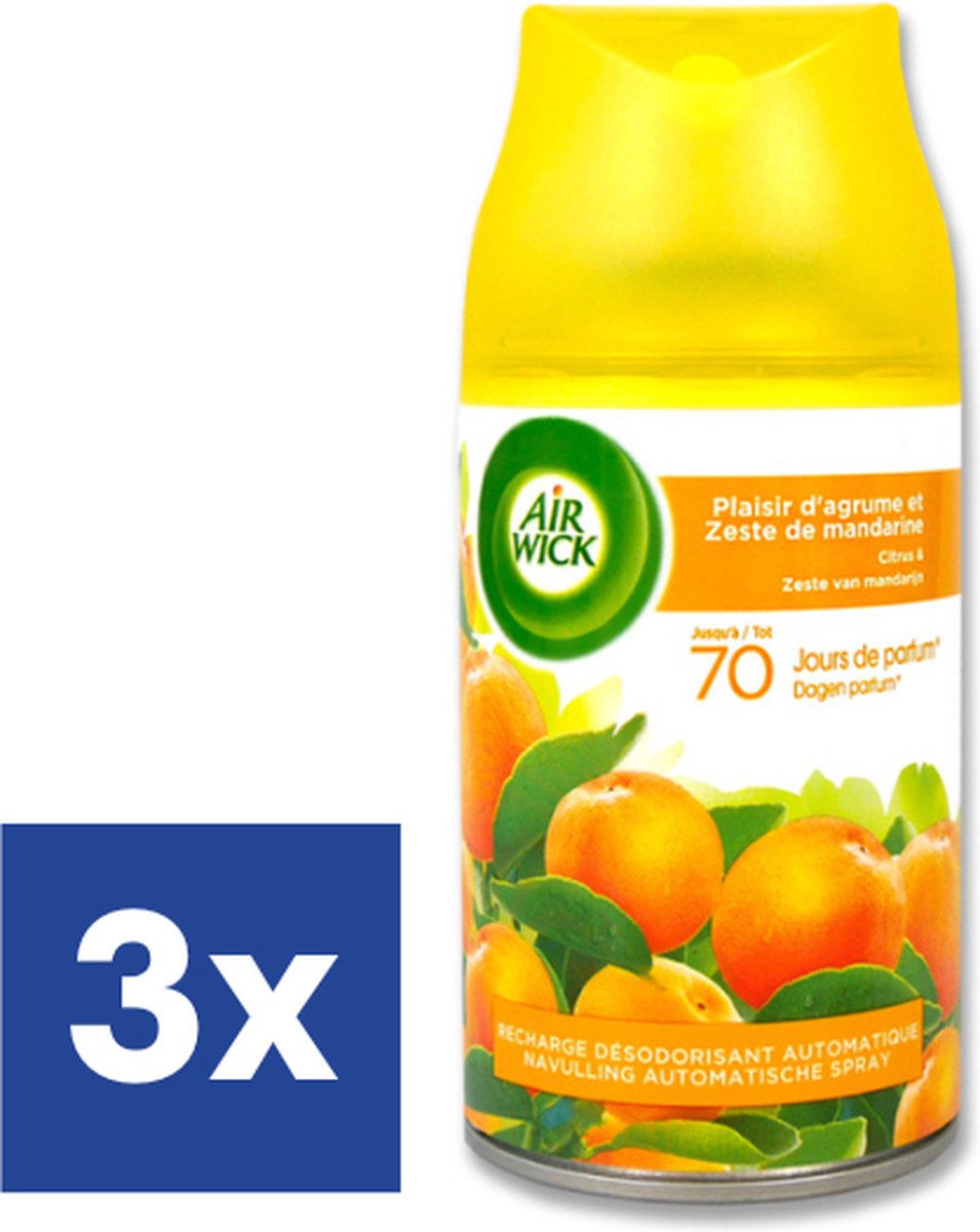 Air wick Freshmatic Mandarin Refill - 3 x 250 ml