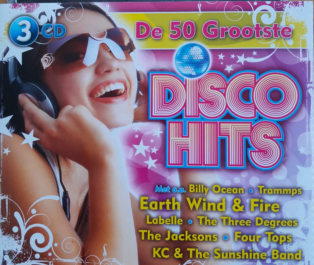 De 50 Grootste Disco Hits - 3 Dubbel Cd - The Trammps, Pointer Sisters, Dan Harman, Labelle, Earth Wind & Fire