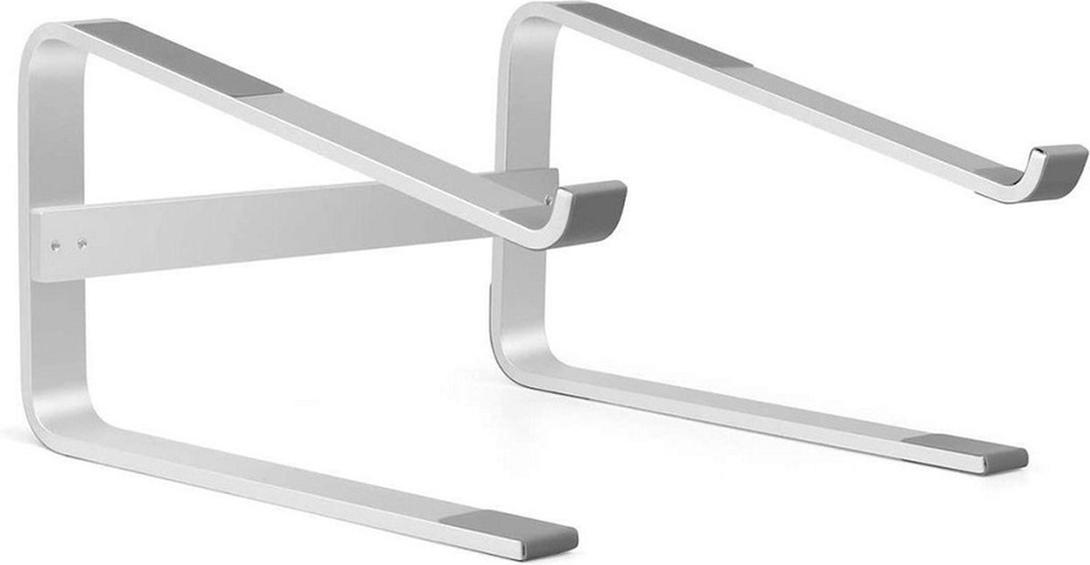 LuxeBass Universeel Laptop standaard (zilver) | Laptophouder | Aluminium - LB557